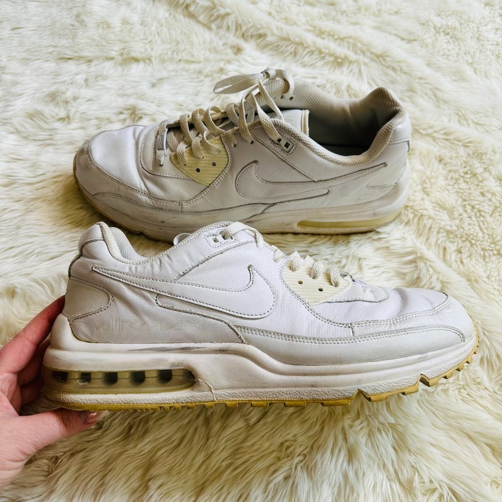 NIKE Men AIRMAX Running Shoes 317551-111 White Size 13